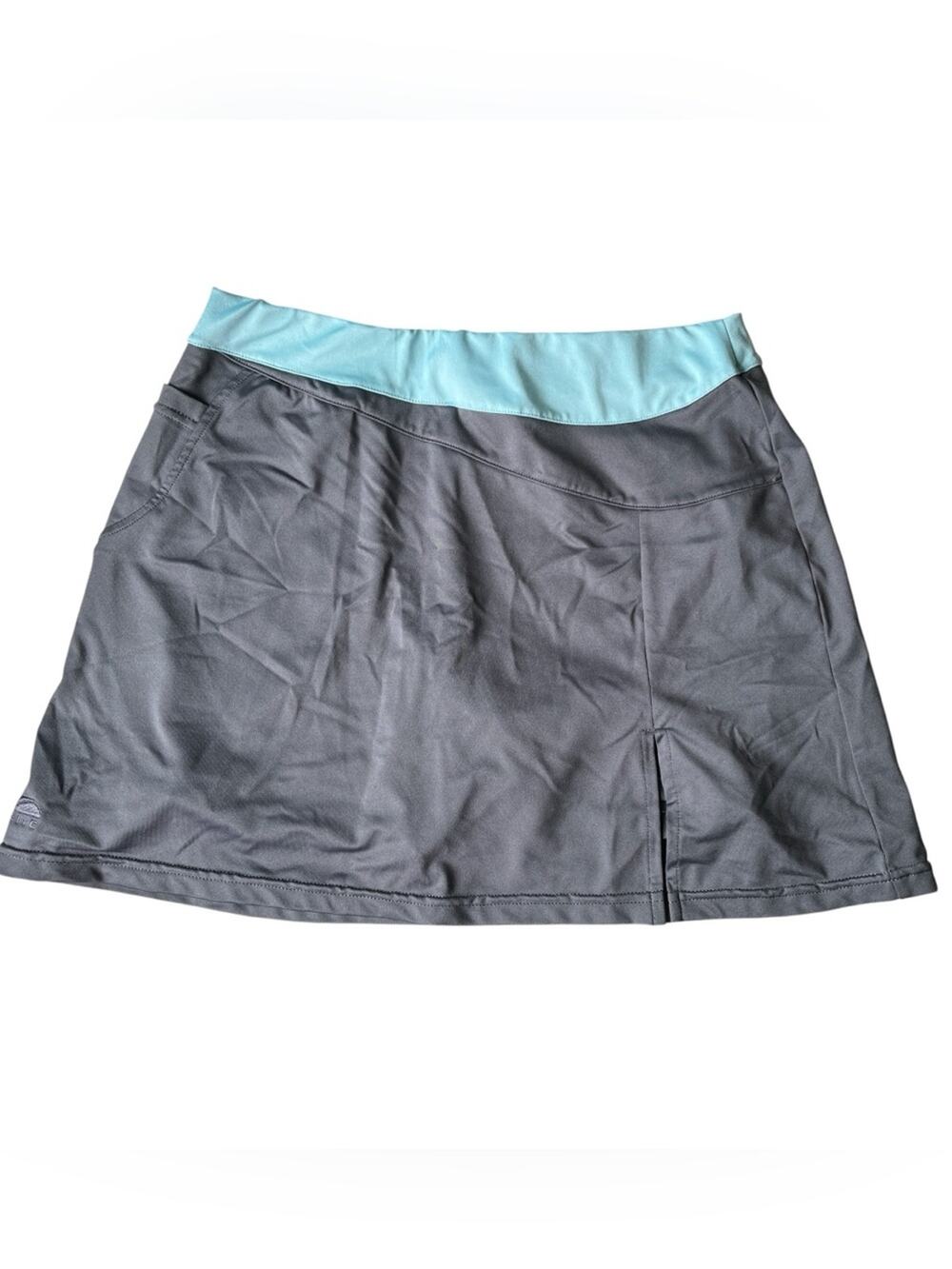 GoLite grey pale blue workout skort pocket size medium